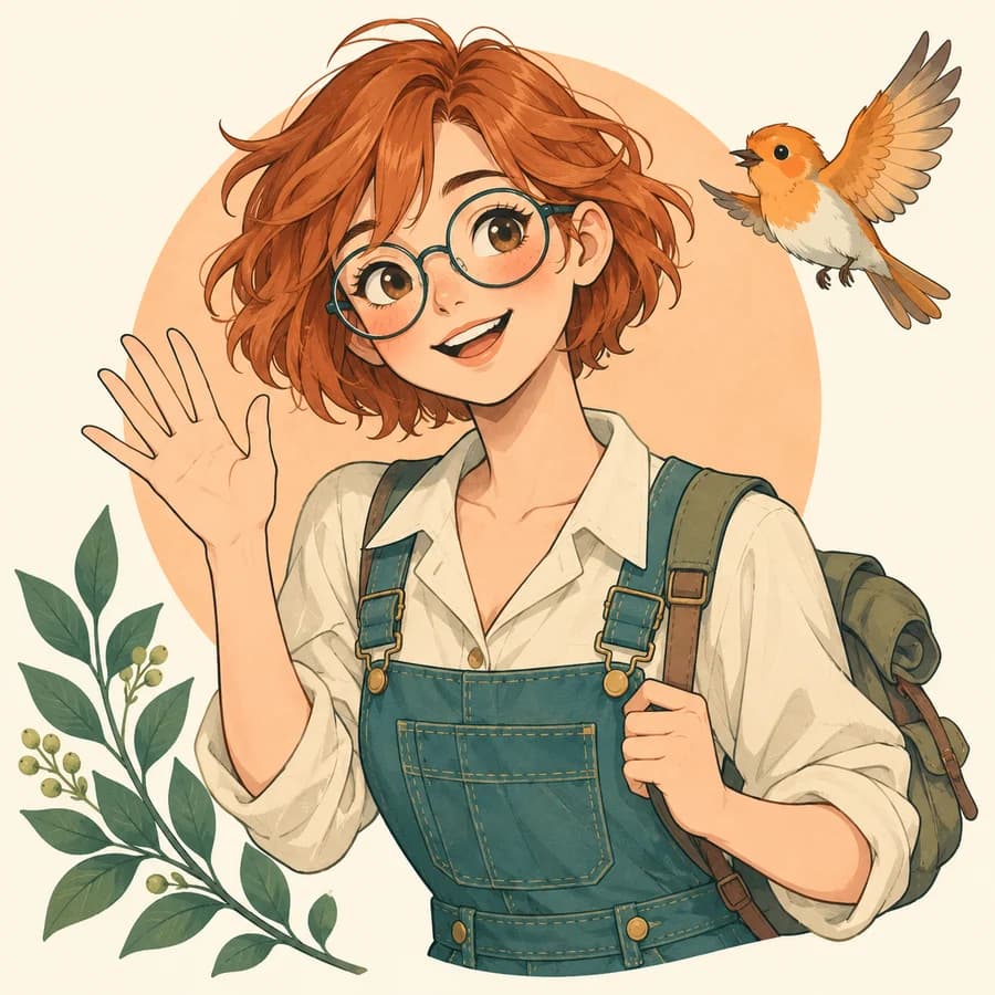 AI character illustration — Original image